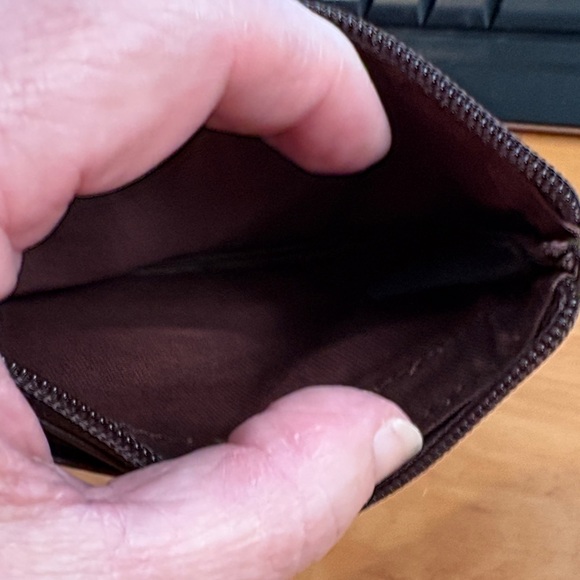 Fossil Brown Leather Key & Card Holder - Picture 8 of 8